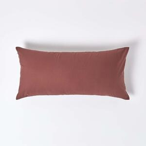 Chocolate European Egyptian Cotton Pillowcase 200 TC, 40 x 80 cm