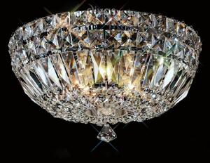 Diyas IL31482 Georgina 5 Light Crystal Ceiling Flush Light