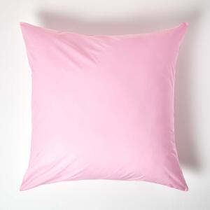 Pink European Egyptian Cotton Pillowcase 200 TC, 80 x 80 cm