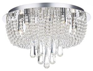 Dar SAI5450 Saigon Crystal Ceiling Flush Light