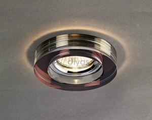 Diyas IL30821PU Dark Purple Crystal Recessed Round Downlight Fascia
