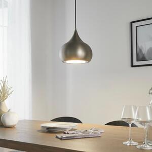 Endon 61296 Brosnan Single Ceiling Pendant Light in Matt Nickel