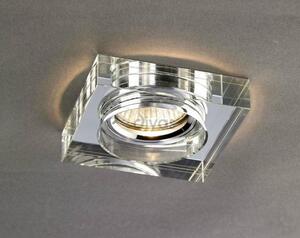 Diyas IL30822CH Clear Crystal Recessed Square Downlight Fascia