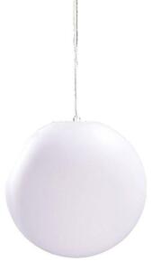 Mantra M1398 Huevo 1 Light Bathroom Medium Ceiling Pendant In Opal White