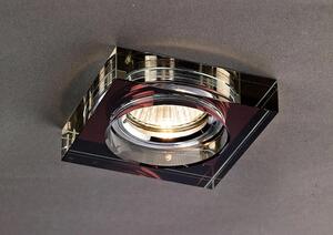 Diyas IL30822PU Dark Purple Crystal Recessed Square Downlight Fascia