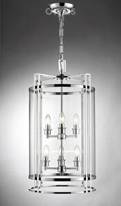 Diyas IL31084 Eaton 6 Light Ceiling Pendant Light in Polished Chrome
