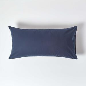 Navy Blue Egyptian Cotton Housewife Pillowcase 200 TC, King Size