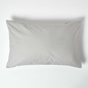 Silver Grey Egyptian Cotton Housewife Pillowcase 200 TC, Standard Size