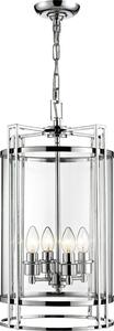 Diyas IL31083 Eaton 4 Light Ceiling Pendant Light in Polished Chrome