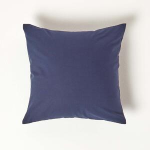 Navy Blue European Egyptian Cotton Pillowcase 200 TC, 40 x 40 cm