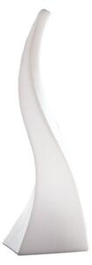 Mantra M1327 Flame 1 Light Large Table Lamp In Opal White