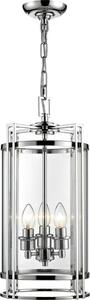 Diyas IL31082 Eaton 3 Light Ceiling Pendant Light in Polished Chrome