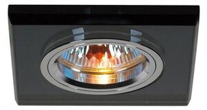Diyas IL30817BL Black Crystal Recessed Square Downlights Fascia