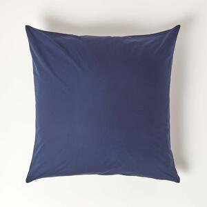 Navy Blue European Egyptian Cotton Pillowcase 200 TC, 80 x 80 cm