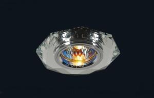 Diyas IL30814CH Clear Crystal Recessed Hexagonal Downlight Fascia
