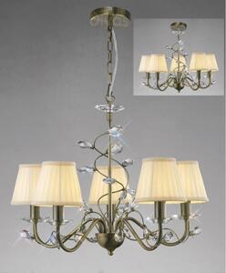 Diyas IL31225 + ILS31228 Willow Ceiling Pendant Light with Shades