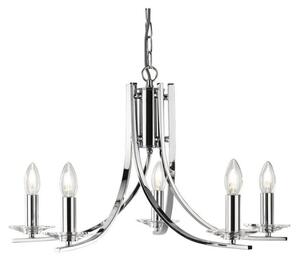 Searchlight 4165-5CC Ascona 5 Light Multi Arm Ceiling Light Polished Chrome