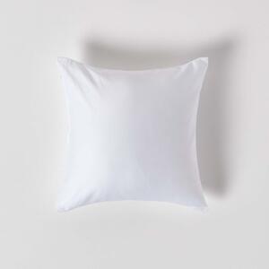 White Organic Cotton European Pillowcase 400 TC, 40 x 40 cm