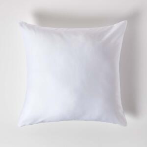 White Organic Cotton European Pillowcase 400 TC, 80 x 80 cm