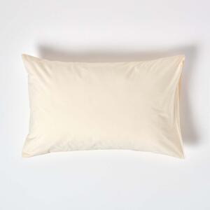 Cream Egyptian Cotton Housewife Pillowcase 200 TC , Standard Size