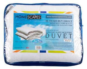 Homescapes Luxury Cot Bed Duvet Just Like Down Super Microfibre, 10.5 Tog Toddler Duvet, Hypoallergenic, OEKO-TEX Certified, Washable
