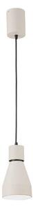 Mantra M5621 Kos E27 1 Light Small Ceiling Pendant In Matt White And Black - Dia: 110mm