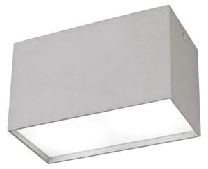 Mantra M5630 Kailua 2 Light Ceiling Light In Silver And White - Length: 200mm