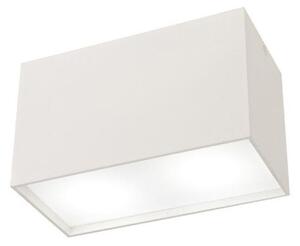 Mantra M5632 Kailua 2 Light Ceiling Light In Matt And Opal White - Length: 200mm