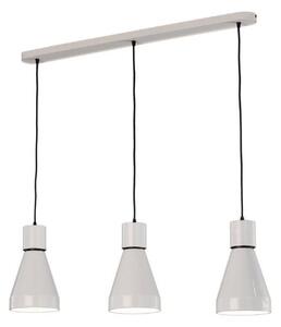 Mantra M5841 Kos E27 3 Light Linear Pendant In Matt White And Black