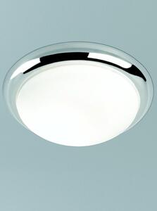 Franklite CF5741 3 Light Flush Ceiling Light In Chrome With Matt White Glass - Diameter: 420mm