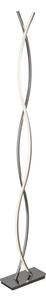 Searchlight 5679CC Platt Floor Lamp In Chrome And Glass