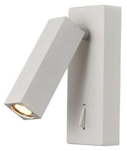 Mantra M6070 Tarifa 1 Light Switched Wall Light In Matt White