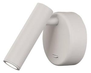 Mantra M6075 Prea 1 Light Switched Wall Light In Matt White