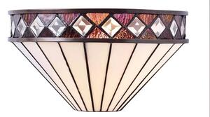 Interiors 1900 64149 Fargo Tiffany 1 Light Wall Light With Shade