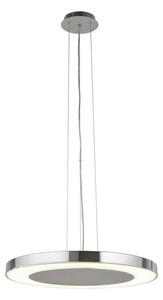 Searchlight 3090-50CC Lexi One Light Ceiling Pendant Light In Chrome With Crushed Glass -Width: 500mm