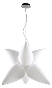Mantra M1492 Palma 6 Light Outdoor Ceiling Pendant In Matt And Opal White