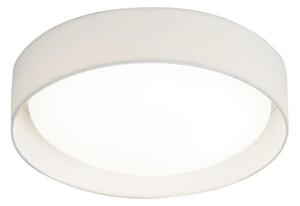 Searchlight 9371-37WH Modern One Light Flush Ceiling Light In White