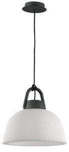 Mantra M6211 Kinke 1 Light Outdoor Dome Pendant Light In Anthracite