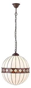 Interiors 1900 67045 Fargo Tiffany Medium 1 Light Globe Ceiling Pendant Light