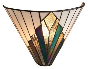 Interiors 1900 63940 Astoria Tiffany 1 Light Wall Light With Shade