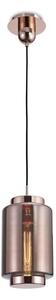 Mantra M6199 Jarras 1 Light Short Small Ceiling Pendant Light In Copper And Rose Gold - H: 350mm