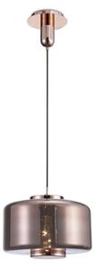 Mantra M6190 Jarras 1 Light Large Ceiling Pendant Light In Copper And Rose Gold - Dia: 400mm