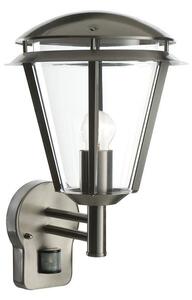 Saxby 49945 Inova PIR Outdoor Wall Light in Brushed Stainless Steel IP44