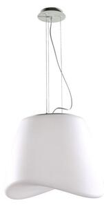 Mantra M1505 Cool 3 Light Round Ceiling Pendant In Matt And Opal White