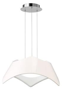 Mantra M4810 Maui LED Ceiling Pendant Light In Chrome And White