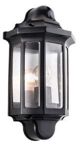 Saxby 1818S Traditional Outdoor Wall Light in Satin Black