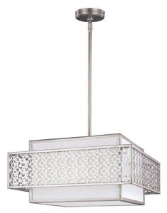 FE/KENNEY/3P Kenney 3 Light Ceiling Pendant Light In Sunrise Silver