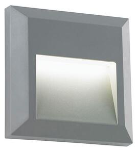 Saxby EL-40107 Severus Square Guide Outdoor Wall Light in Grey