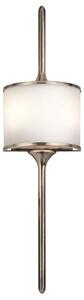 KL/MONA/L CLP Mona 2 Light Wall Light In Classic Pewter - Height: 762mm