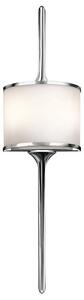 KL/MONA/L PC Mona 2 Light Wall Light In Polished Chrome - Height: 762mm